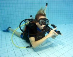 PADI IDC Skill Demonstration Fin Pivot Low Pressure Inflator - LPI